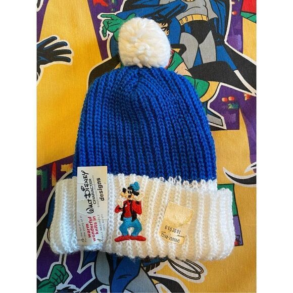 Disney vintage Goofy beanie with Pom - NWT - Picture 1 of 2